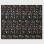 Happy Birthday Gift Wrapping Paper Son Cadeaupapier (Vlak)