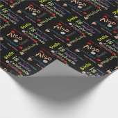 Happy Birthday Gift Wrapping Paper Stella Cadeaupapier (Hoek)