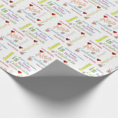 Happy Birthday Gift Wrapping Paper Susana Cadeaupapier (Hoek)