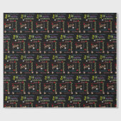 Happy Birthday Gift Wrapping Paper Zoe Cadeaupapier (Vlak)