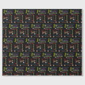 Happy Birthday Gift Wrapping Paper Zoey Cadeaupapier (Vlak)