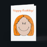 Happy Birthday Ginger Nut Friend of relatie Kaart<br><div class="desc">Happy Birthday Ginger Nut Friend of relatiekaart

Heel grappige kaart voor je gembervrienden om te lezen en open te staan op hun verjaardag.

Afgedrukte kaart van topkwaliteit

Omvat enveloppe</div>