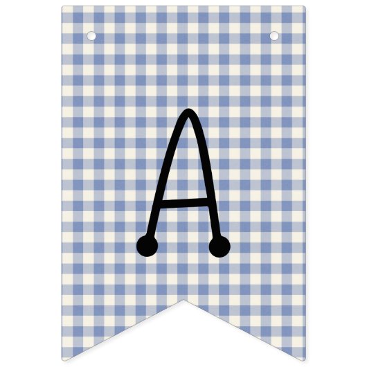 Happy Birthday Gingham Rainbow Bunting Flags Vlaggetjes (Tweede vlag)