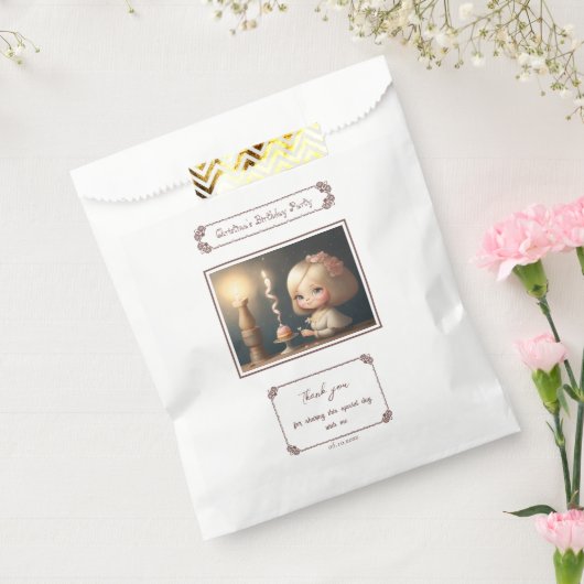 Happy Birthday Girl 01 Bedankzakje (Gezegeld)