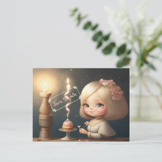 Happy Birthday Girl 01 Briefkaart (Staand voorkant)