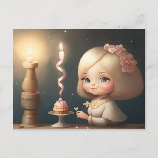 Happy Birthday Girl 01 Briefkaart (Voorkant)