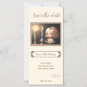 Happy Birthday Girl 01 Magnetische Uitnodiging (Voorkant)