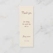 Happy Birthday Girl 01 Mini Visitekaartje (Achterkant)