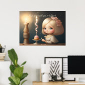 Happy Birthday Girl 01 Poster (Thuiskantoor)