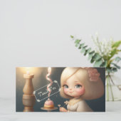 Happy Birthday Girl 01 Save The Date (Staand voorkant)