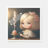 Happy Birthday Girl 01 Servet (Voorkant)