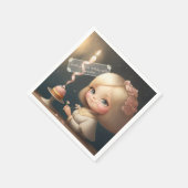 Happy Birthday Girl 01 Servet (Hoek)