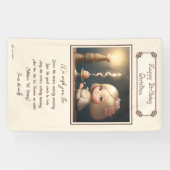 Happy Birthday Girl 01 Spandoek (Horizontaal)