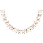 Happy Birthday Girl 01 Vlaggetjes (Alle)