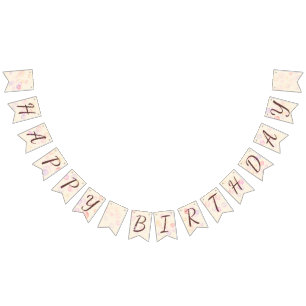 Happy Birthday Girl 01 Vlaggetjes