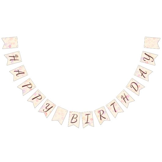 Happy Birthday Girl 01 Vlaggetjes (Alle)