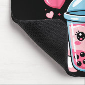 Happy Birthday Girl Cute Nk Bow Bubble Boba Tea An Muismat (Hoek)