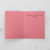 Happy Birthday - Girl Kaart (Binnen)