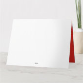 Happy Birthday! Glückwunsch Karte rote Herzen Kaart (Achterkant)