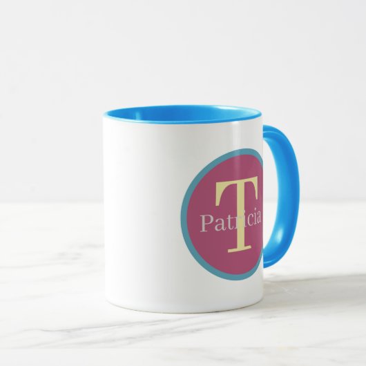 Happy Birthday gnome unisex add monogram Mok (Voorkant rechts)