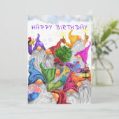 Happy Birthday - Gnomen Birthday Celebration - Fun (Staand voorkant)