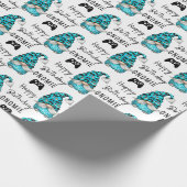 Happy Birthday Gnomie Gamer Wrapping Paper Cadeaupapier (Hoek)