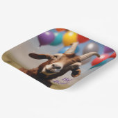 Happy Birthday Goat Papieren Bordje (Gebogen)