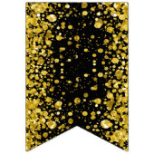 ☆ HAPPY BIRTHDAY ☆ Gold Confetti Vlaggetjes (Eerste vlag)