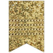 ☆ HAPPY BIRTHDAY ☆ Gold Glitter look Vlaggetjes (Eerste vlag)