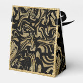 Happy Birthday Gold Glitter sparkle custom Bedankdoosjes (Achterkant)