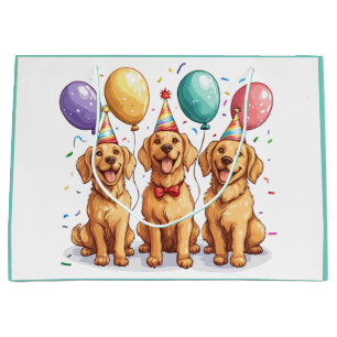 Happy Birthday Golden Retriever Honden Groot Cadeauzakje