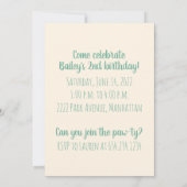 Happy Birthday Golden Retriever Honden Kaart (Achterkant)