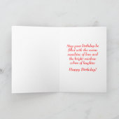 Happy Birthday Golden Retriever Puppy Dog Kaart (Binnen)