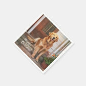 Happy Birthday Golden Retriever Servet (Hoek)