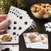 Happy Birthday Goldendole Dog Pokerkaarten (Insitu)