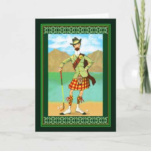 Happy Birthday Golf Kaart (Voorkant)