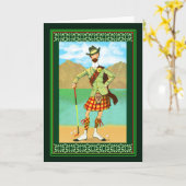 Happy Birthday Golf Kaart (Gele Bloem)