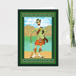 Happy Birthday Golf Kaart