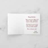 Happy Birthday Golfbal liefhebbers Kaart (Binnen)