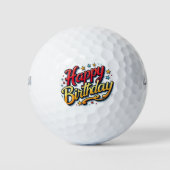 Happy Birthday Golfballen (Voorkant)