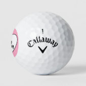 Happy Birthday golfballen van dalDesignNZ (Logo)