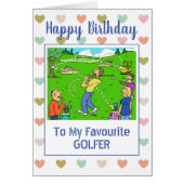 Happy Birthday Golfer (Voorkant)