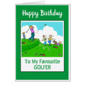 Happy Birthday Golfer (Voorkant)