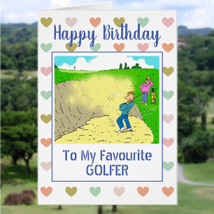Happy Birthday Golfer