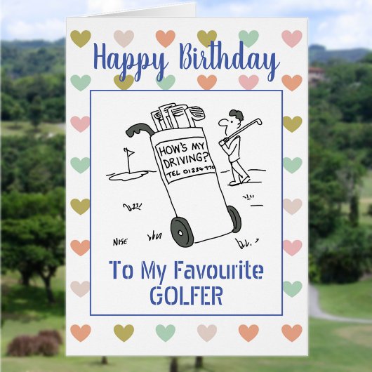 Happy Birthday Golfer