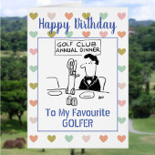 Happy Birthday Golfer