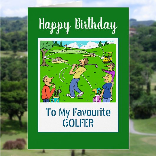 Happy Birthday Golfer