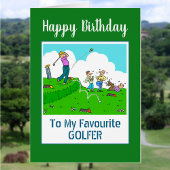 Happy Birthday Golfer
