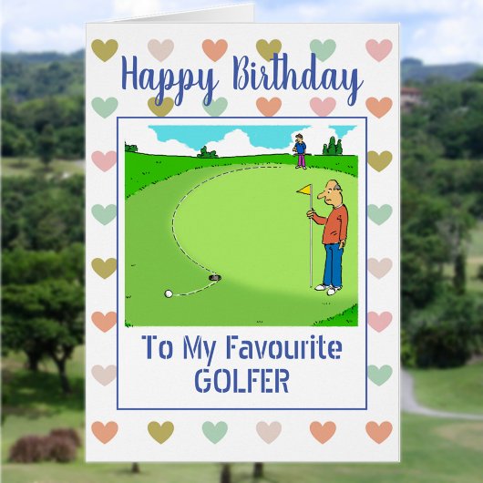 Happy Birthday Golfer