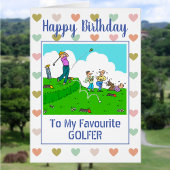 Happy Birthday Golfer